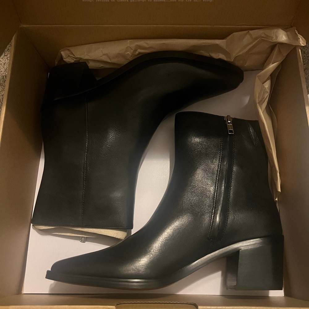Madewell Darcy Leather Ankle Boots BRAND NEW
